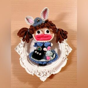 【sold】✨NEW✨ Handmade crochet brooch ✨ Zootopia Girl✨